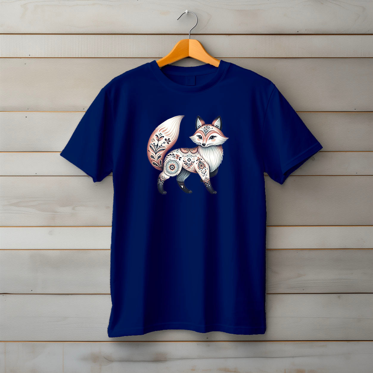 Folk Art Fox T-Shirt